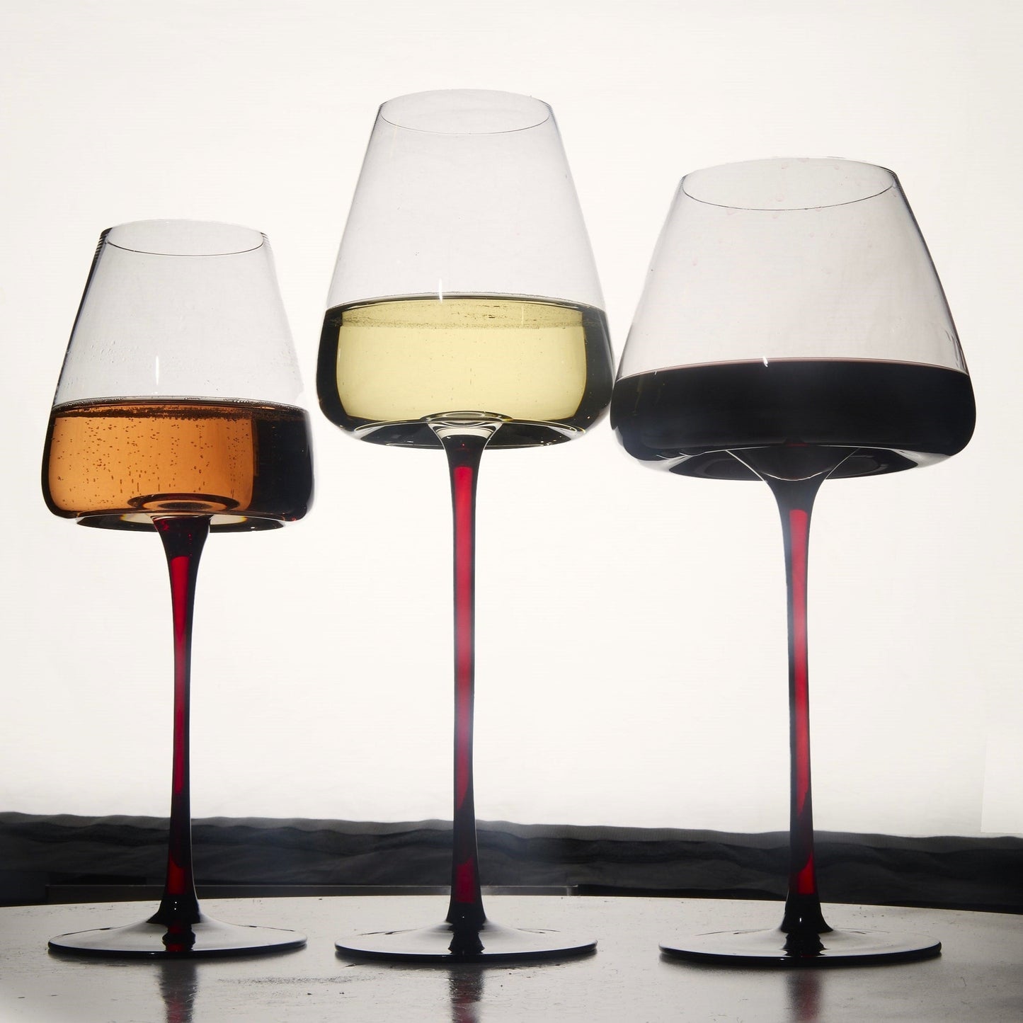 Concave Wine Glasses - 20oz