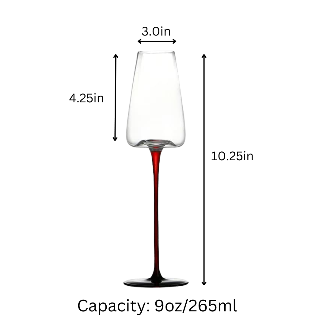Concave Champagne Glasses - 9oz