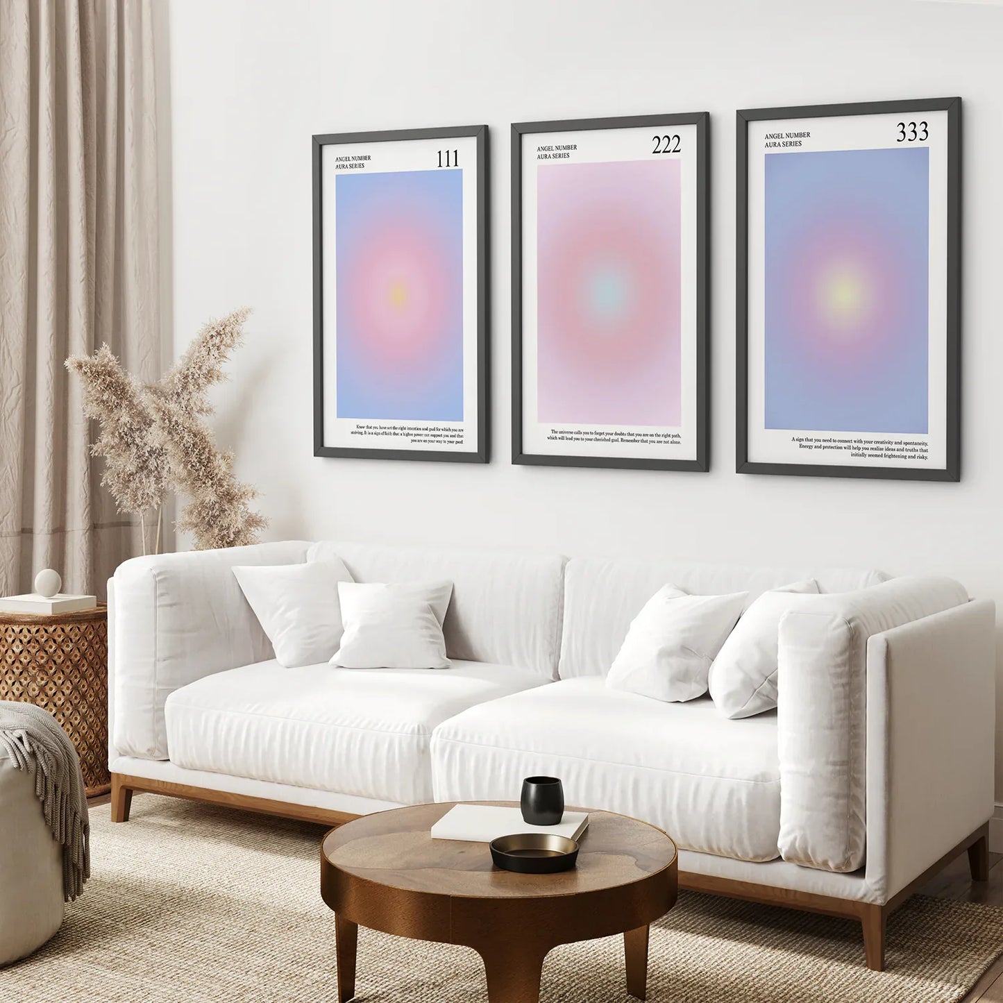 Positive Affirmation Aura Set Of 3 Prints