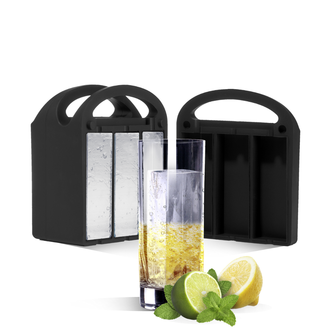 Crystal Clear Highball Ice Cube Maker Mold- 6  4.5" Spear Ice