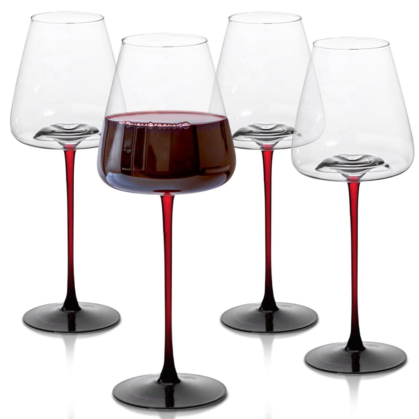 Large Concave Wine Glasses - 16oz