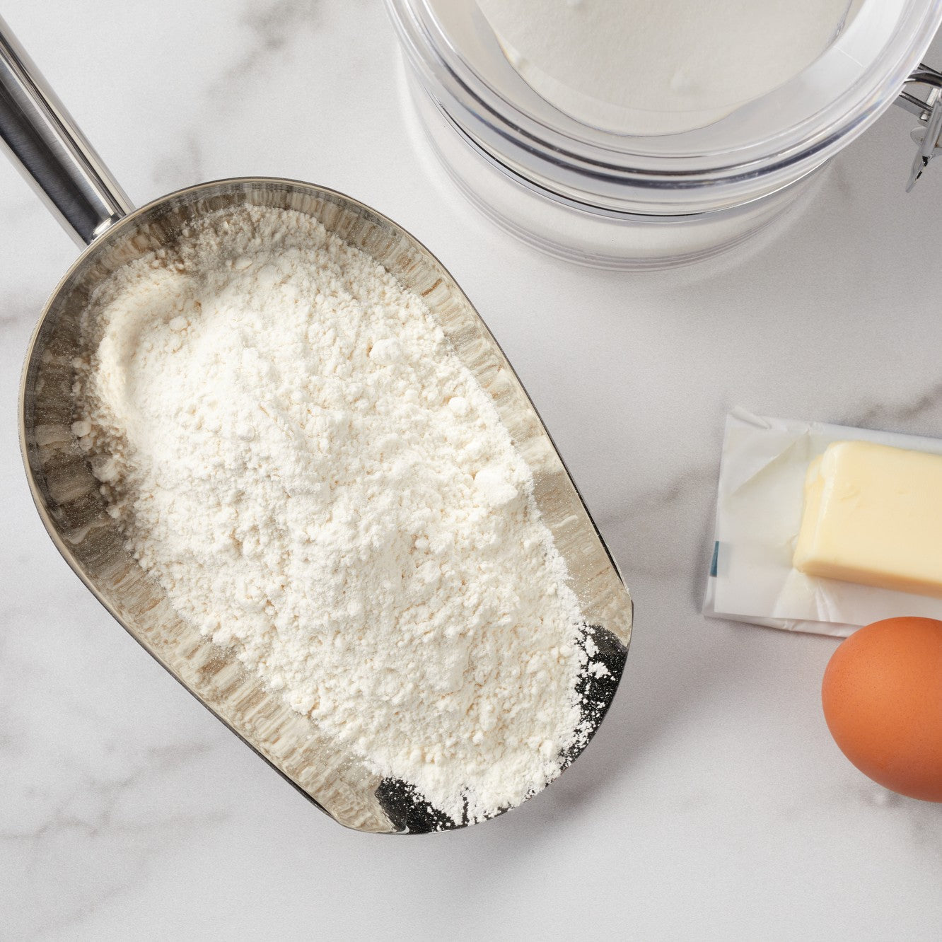 Stainless Steel Ice Scoop - Multi-Use Metal Scooper - Barware Accessories - 16oz