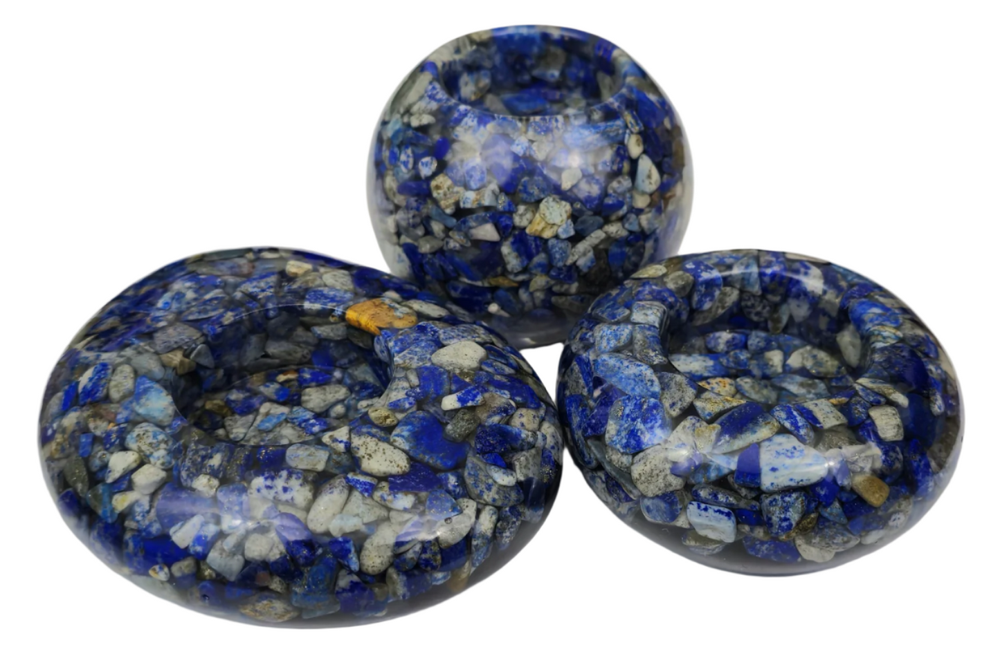 Modern Tea Light Holders - Lapis Lazuli