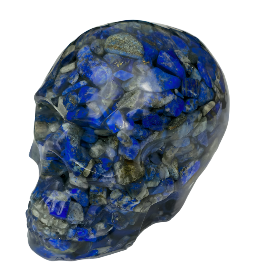 Lapis Lazuli Skull