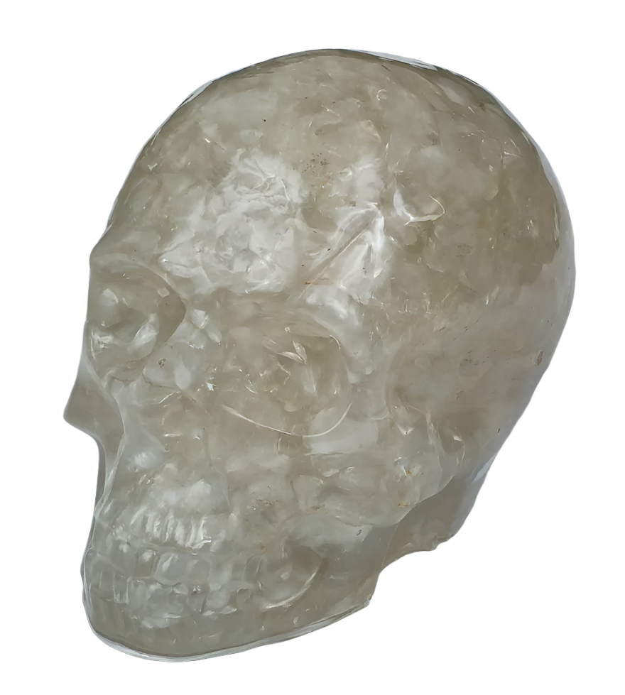 Clear Quartz Skull