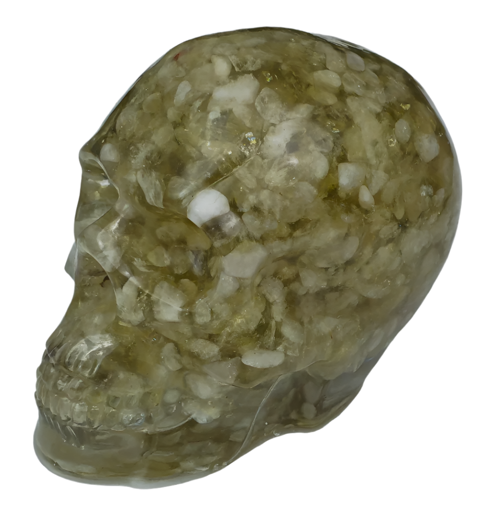 Citrine Skull