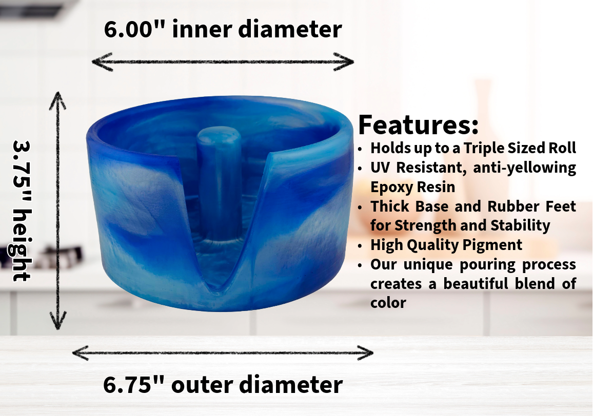 Dynamic Color Paper Towel Holder features photo