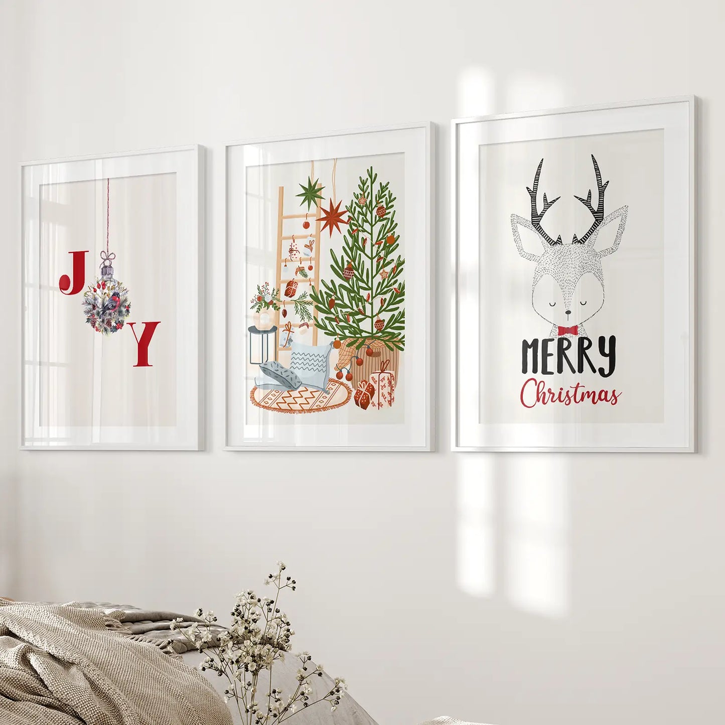 Nursery Christmas Winter Art Poster Home Decor