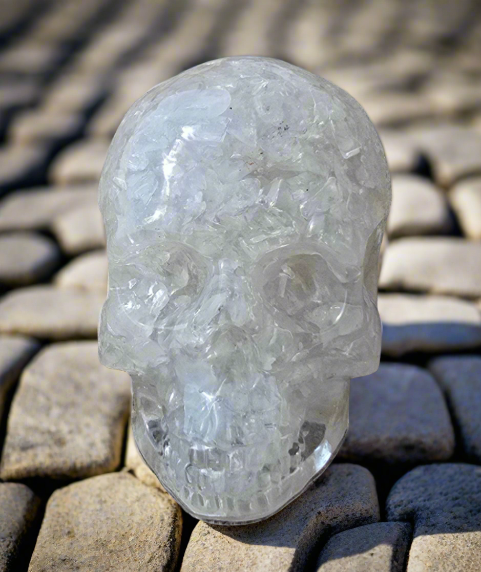 Clear Quartz Skull