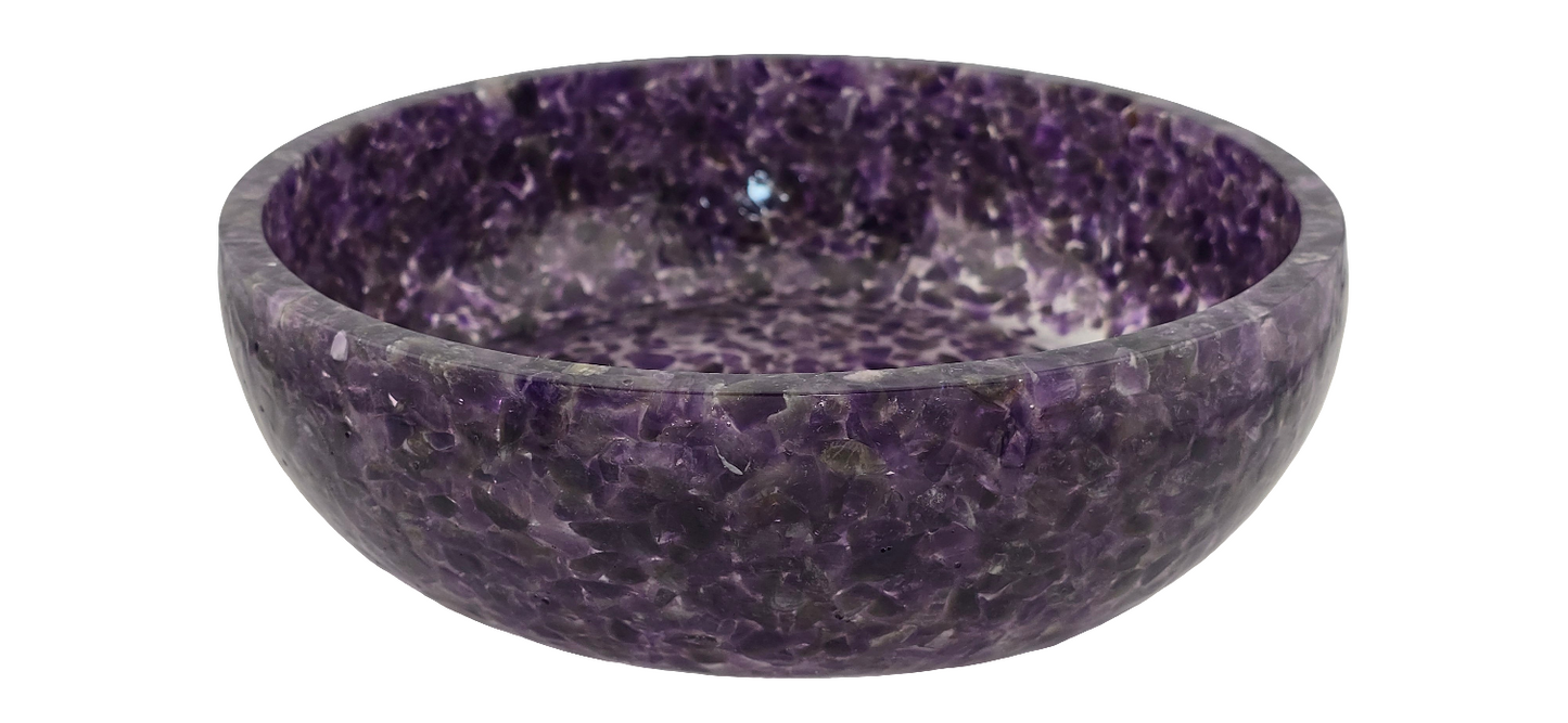 8" Decorative Bowl - Amethyst