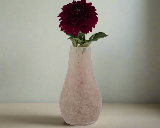 Rose Quartz Vase 5"