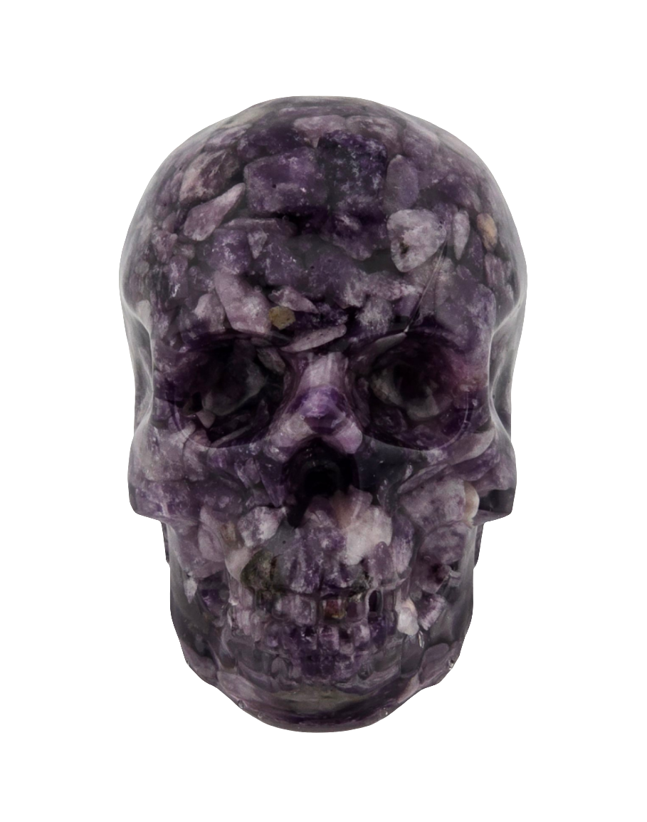 Skull - Lepidolite