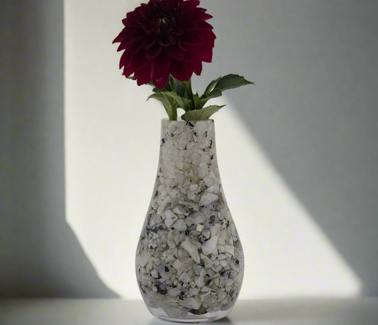 Rainbow Moonstone Vase 5"