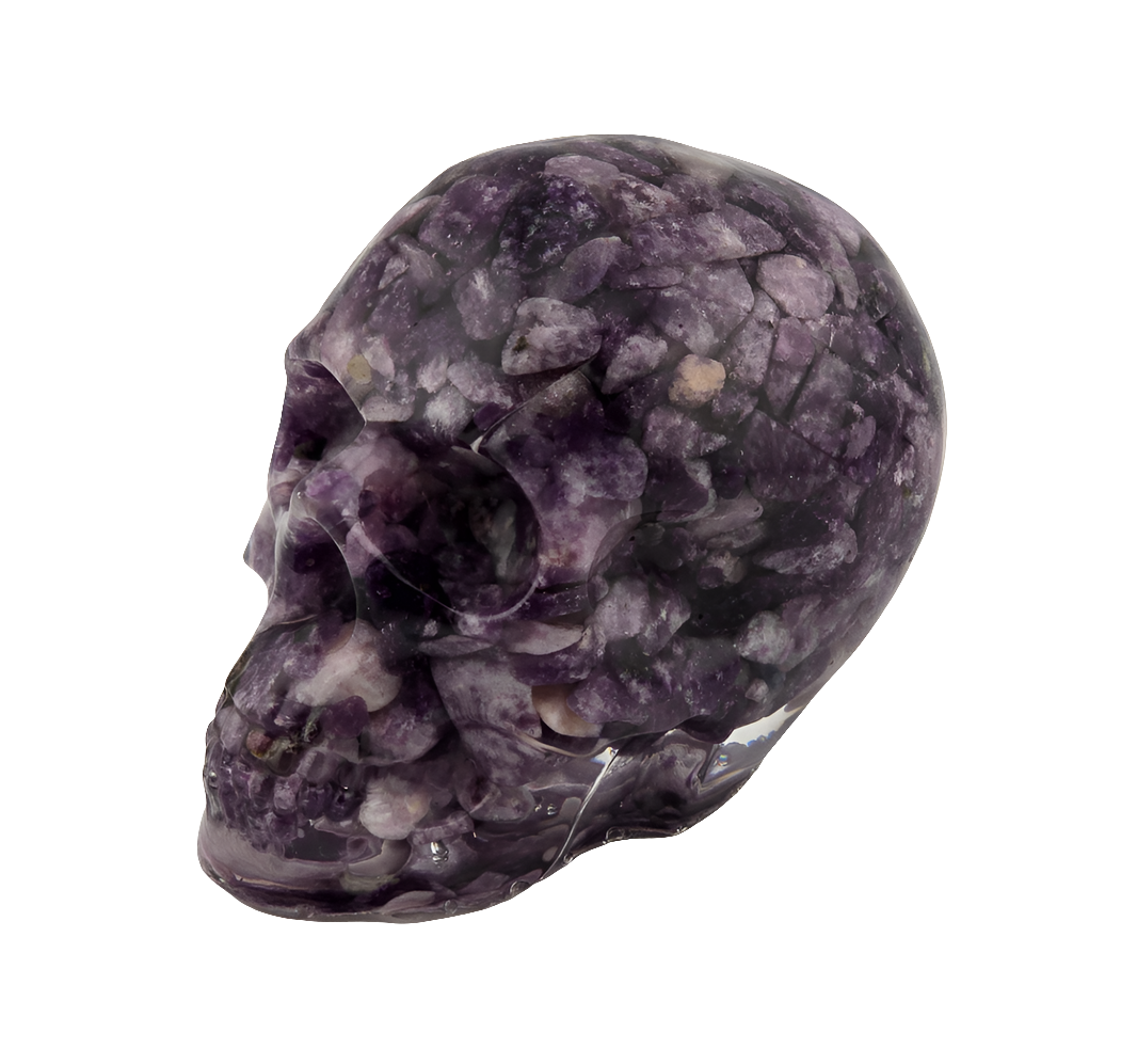 Skull - Lepidolite