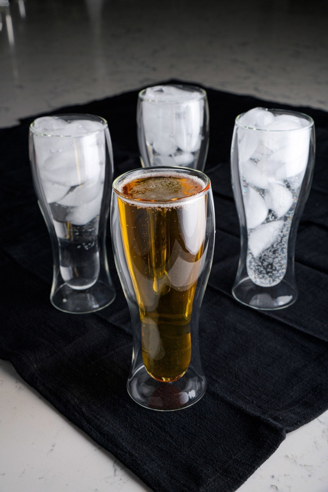 Double Walled Beer Drink Glass Mug - (Without Handle)