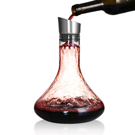 Wine Aerator Pourer - Glass Decanter Aerator with Filter - 1500 mL