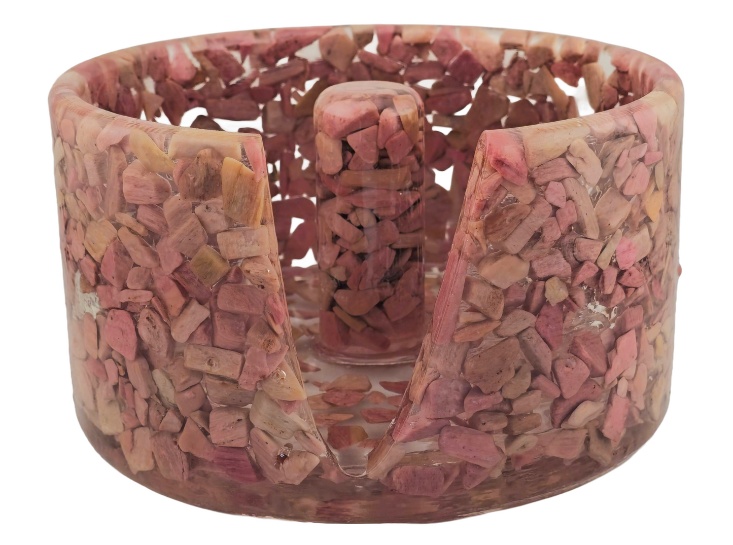 Large Paper Towel Holder - Pink Opal