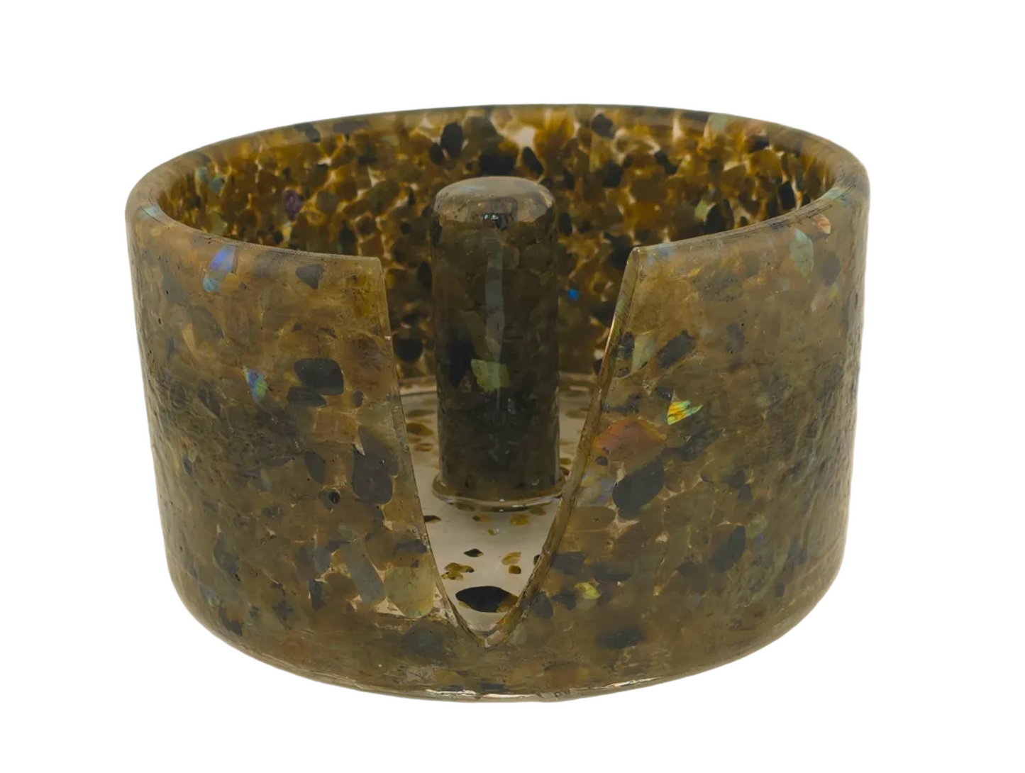 Large Paper Towel Holder - Labradorite