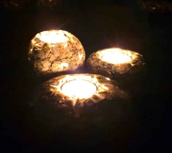 Modern Tea Light Holder Set - Serpentine
