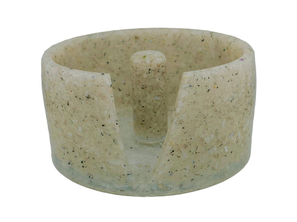 Large Paper Towel Holder - Rainbow Moonstone