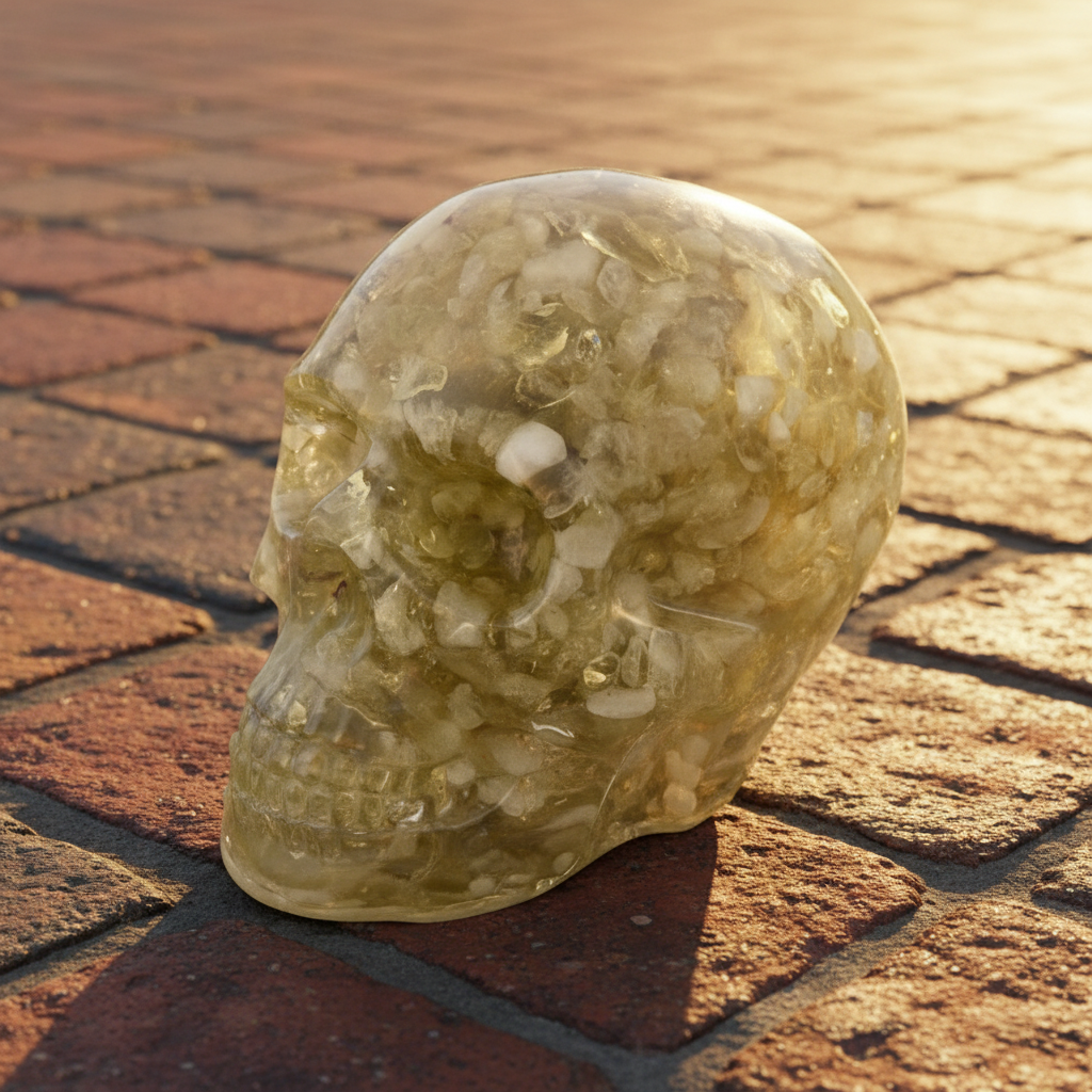 Citrine Skull