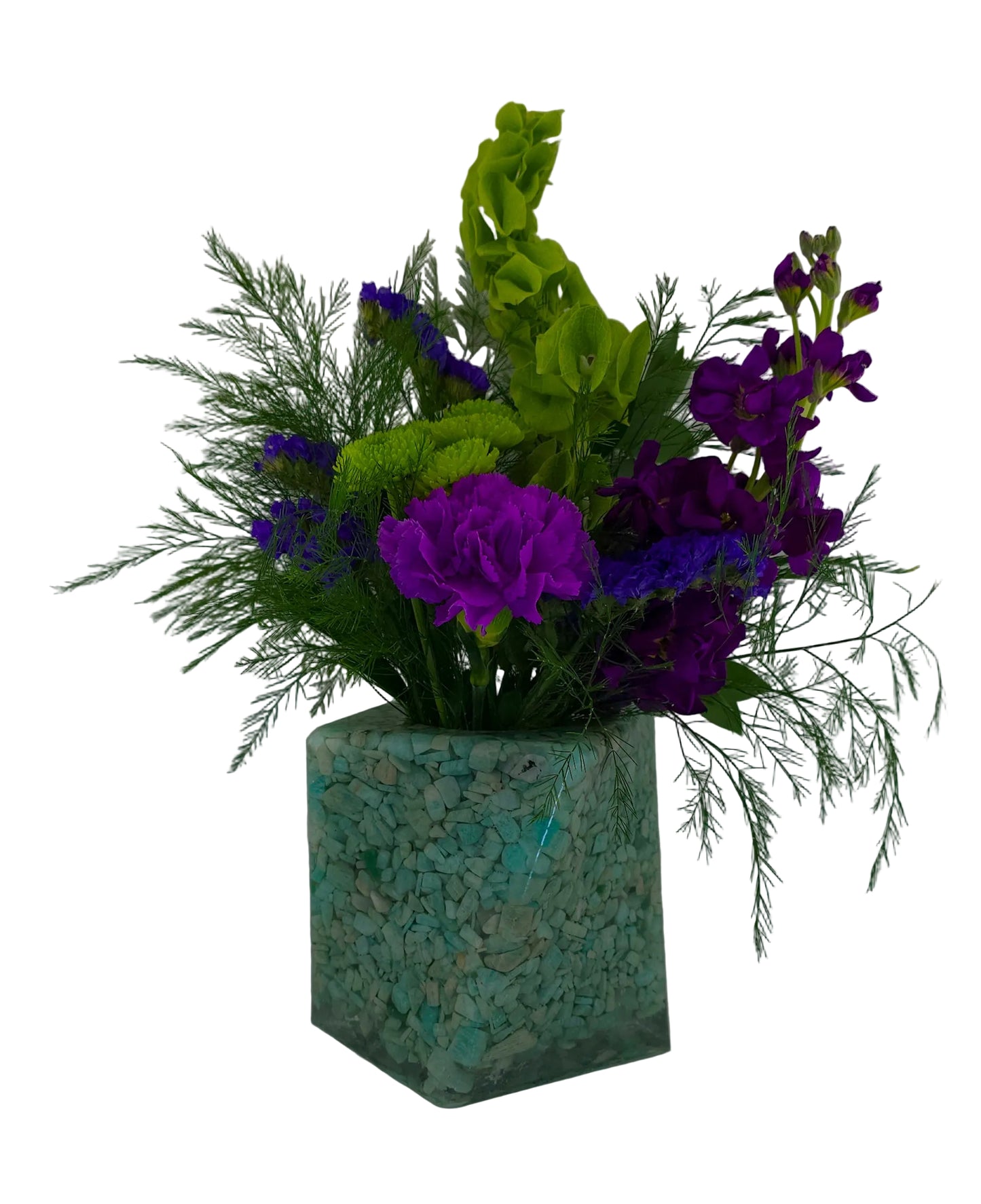 Twisted 5 Inch Vase - Amazonite