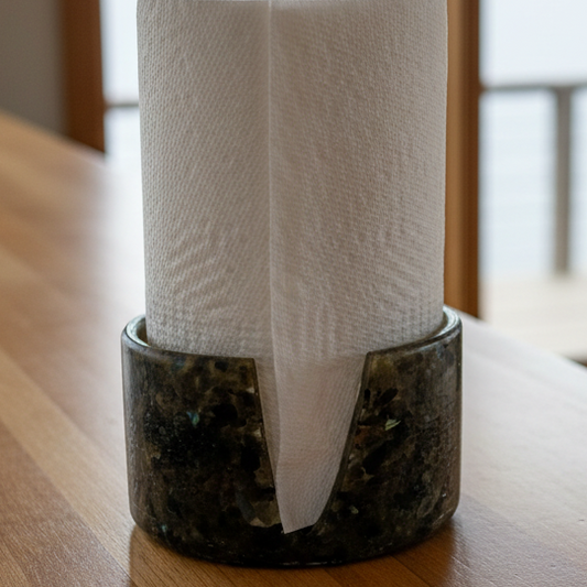 Large Paper Towel Holder - Labradorite