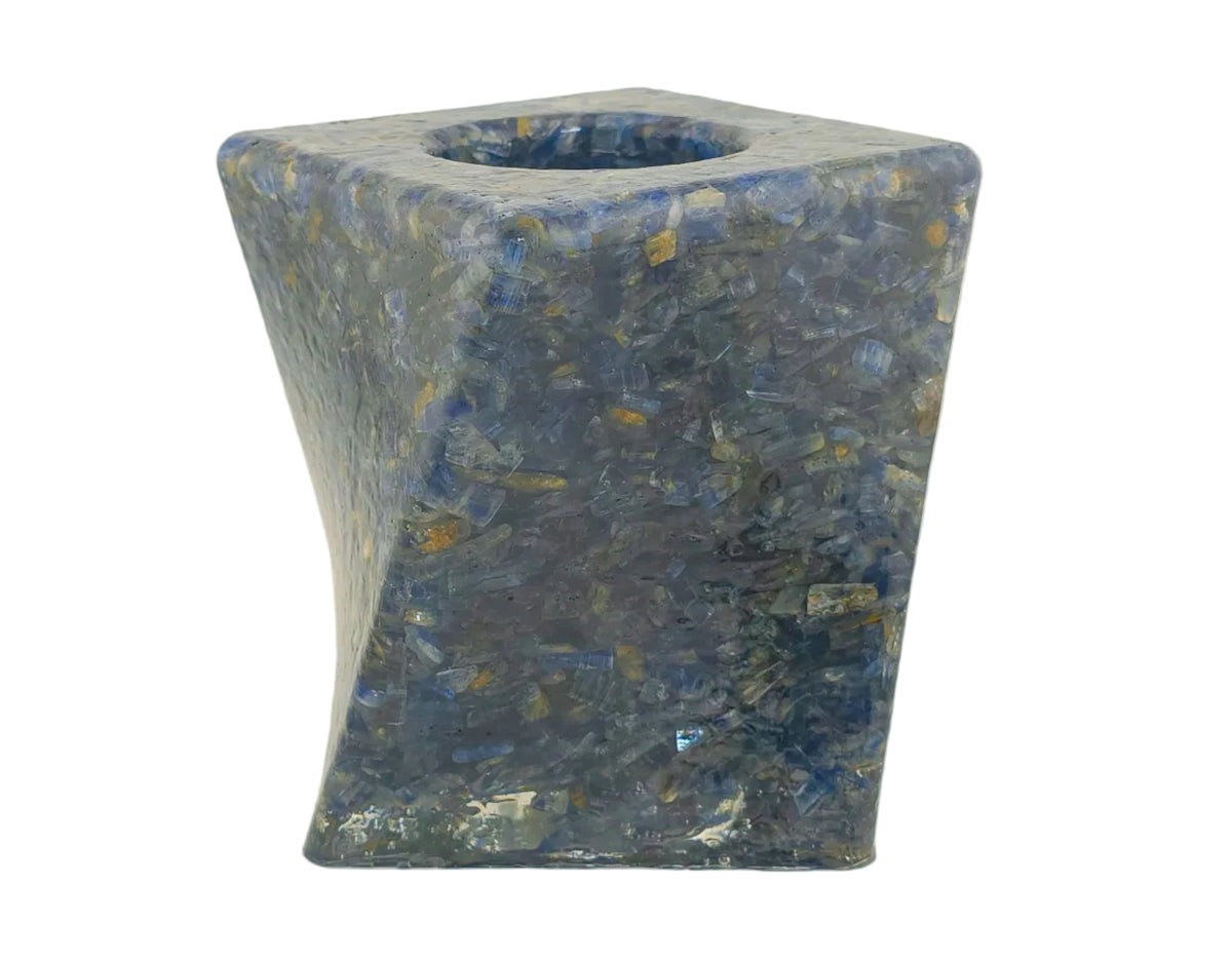 5" Twisted Vase - Kyanite