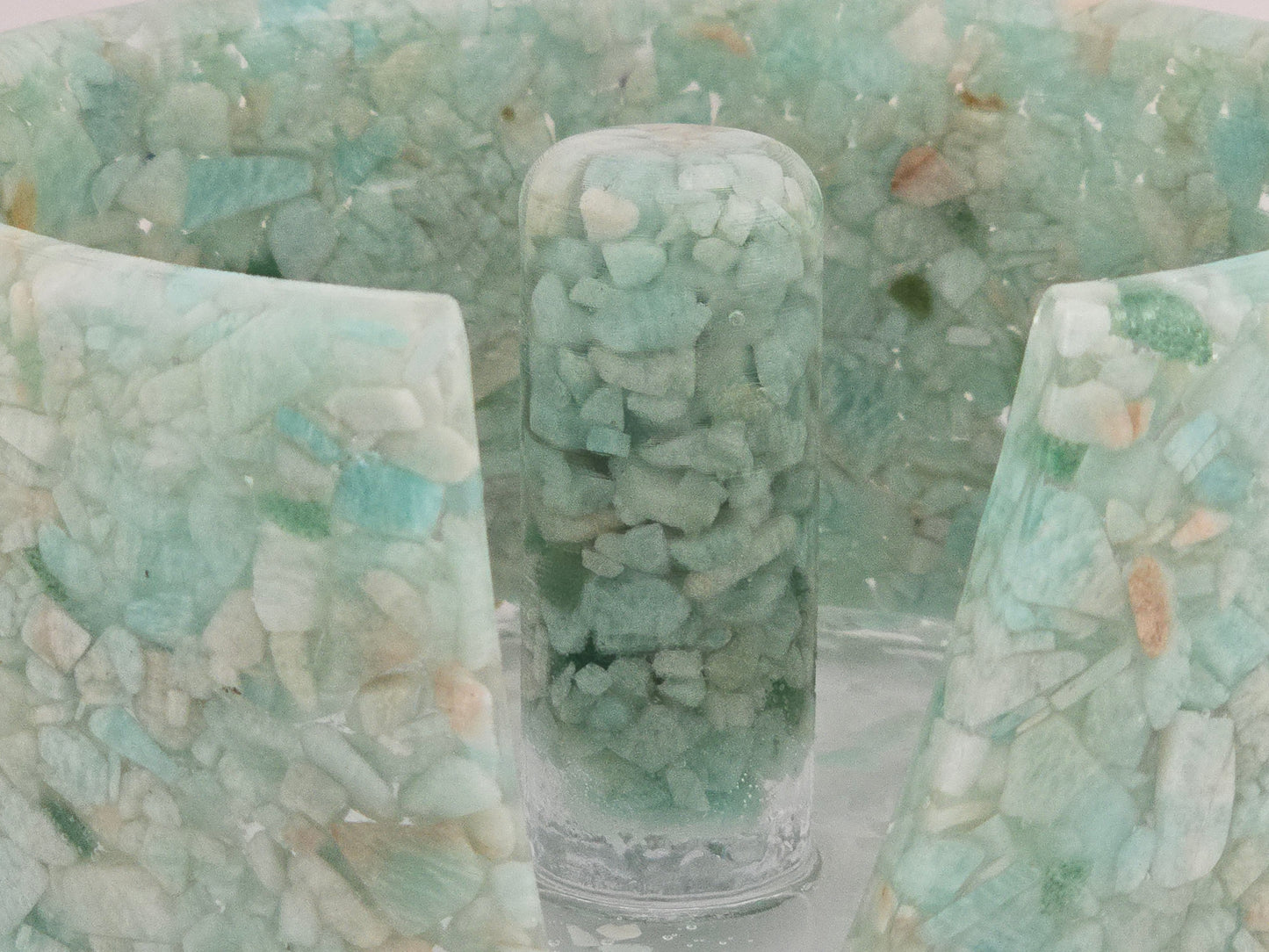 Large Paper Towel Holder - Amazonite