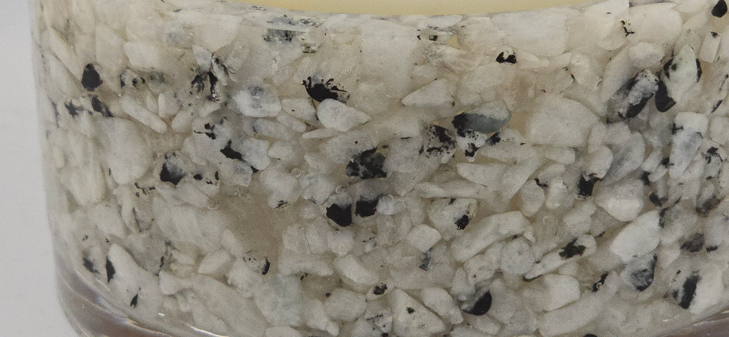 Rainbow Moonstone Candleholder with Match Storage