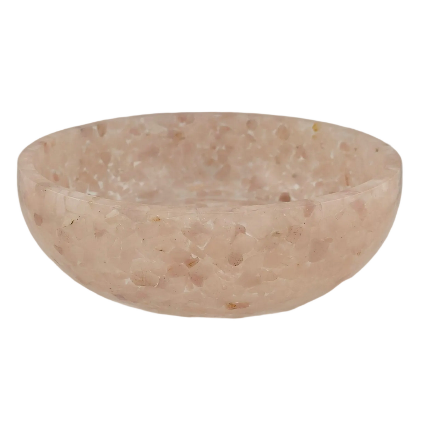 8" Decorative Bowl - Rose Quartz