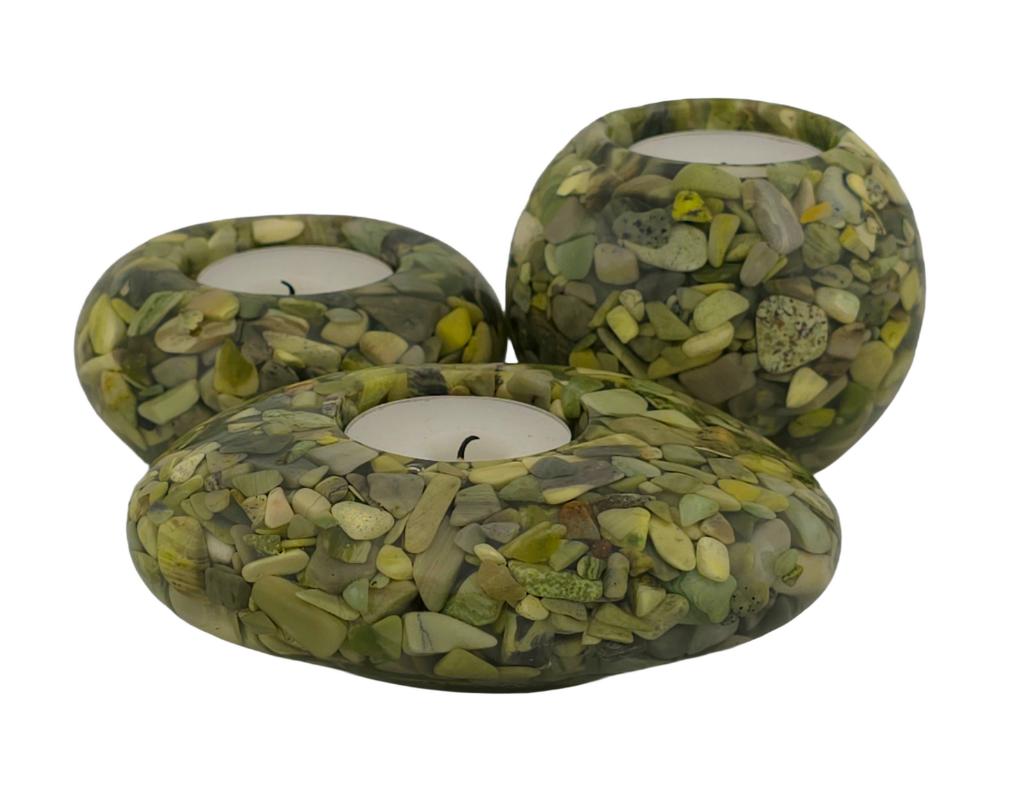 Modern Tea Light Holder Set - Serpentine