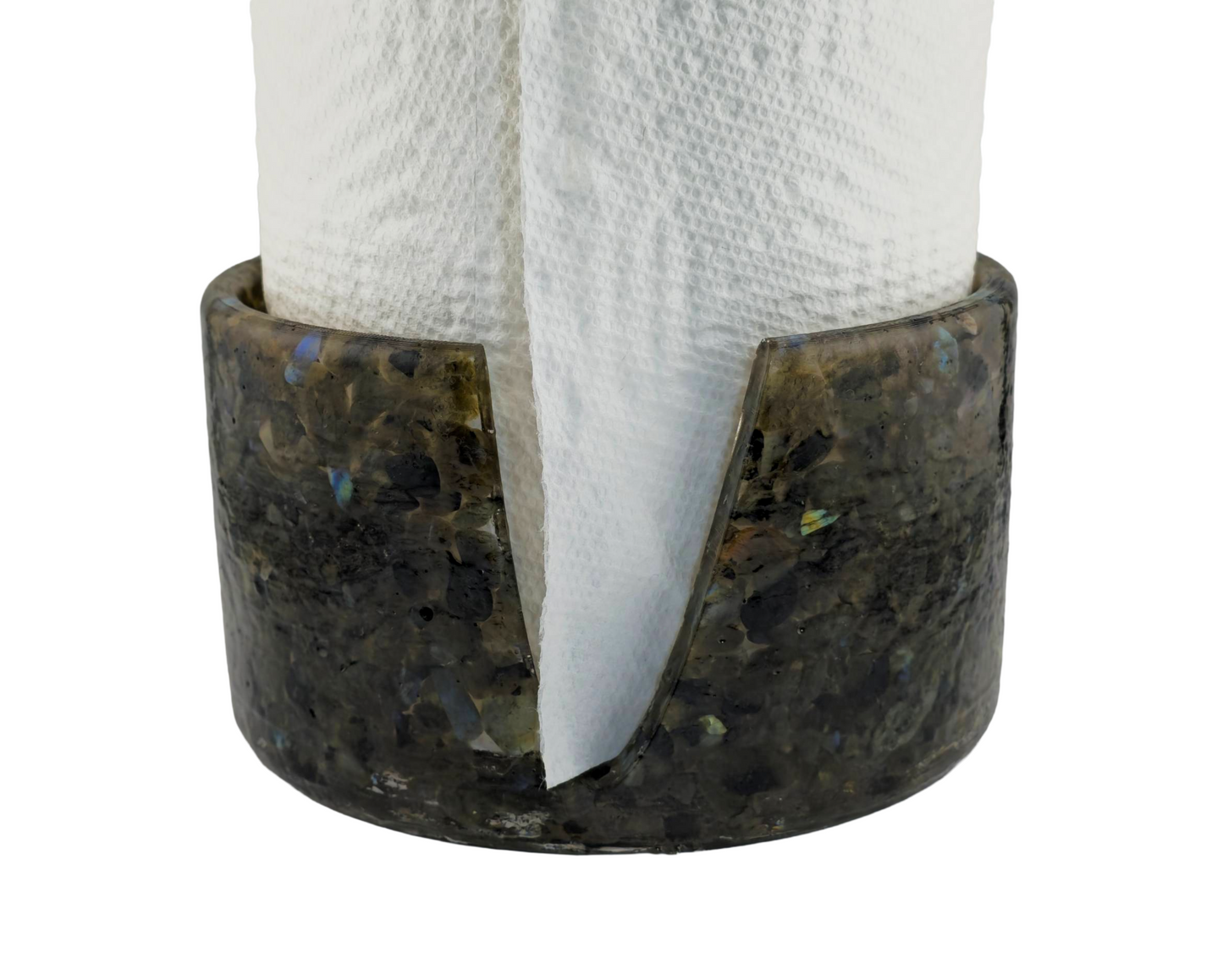 Large Paper Towel Holder - Labradorite