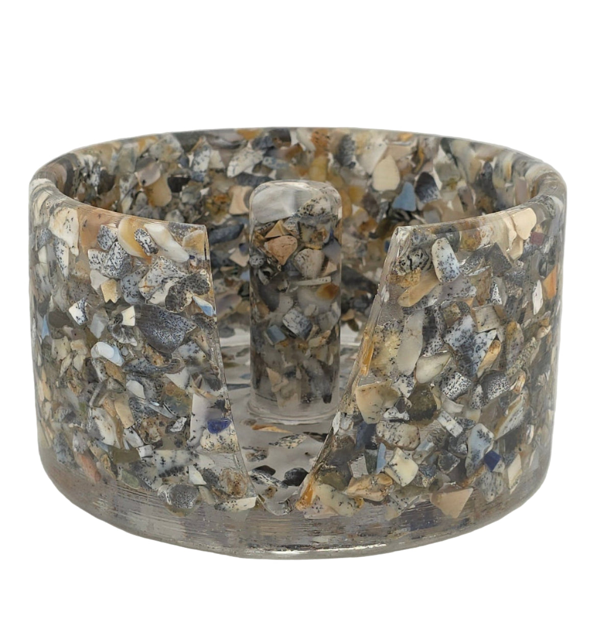 Large Paper Towel Holder - Dendrite Opal