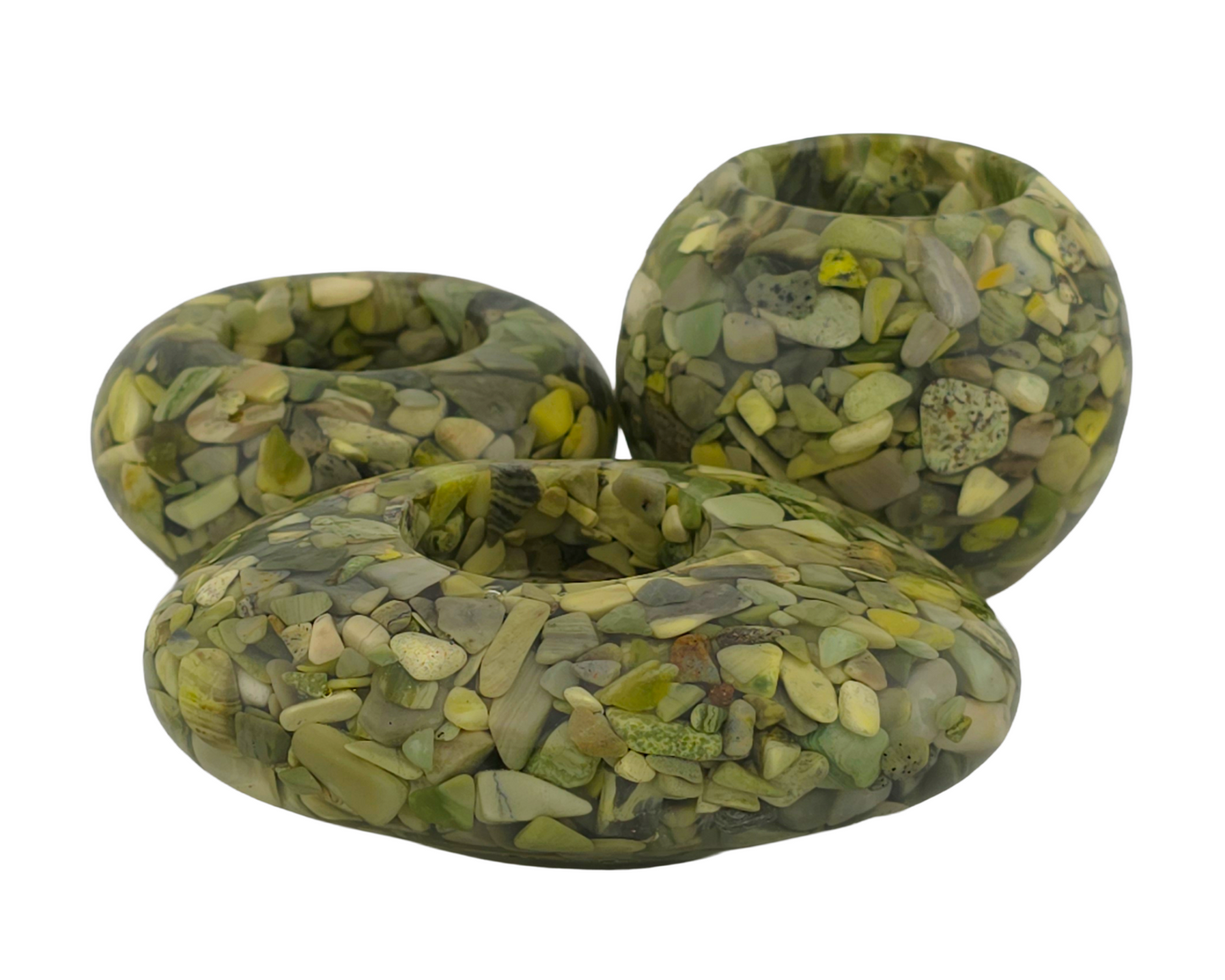 Modern Tea Light Holder Set - Serpentine