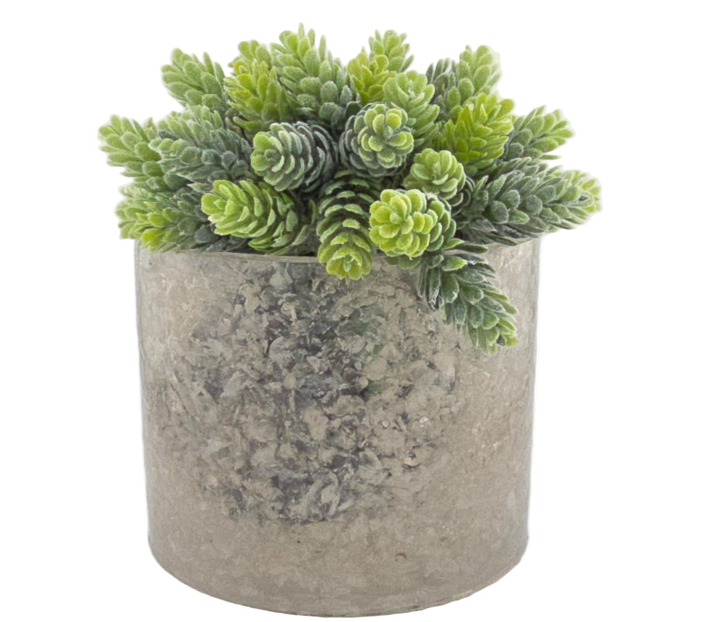 5.9" Planter, clear quartz, natural stone, epoxy resin, countertop white background