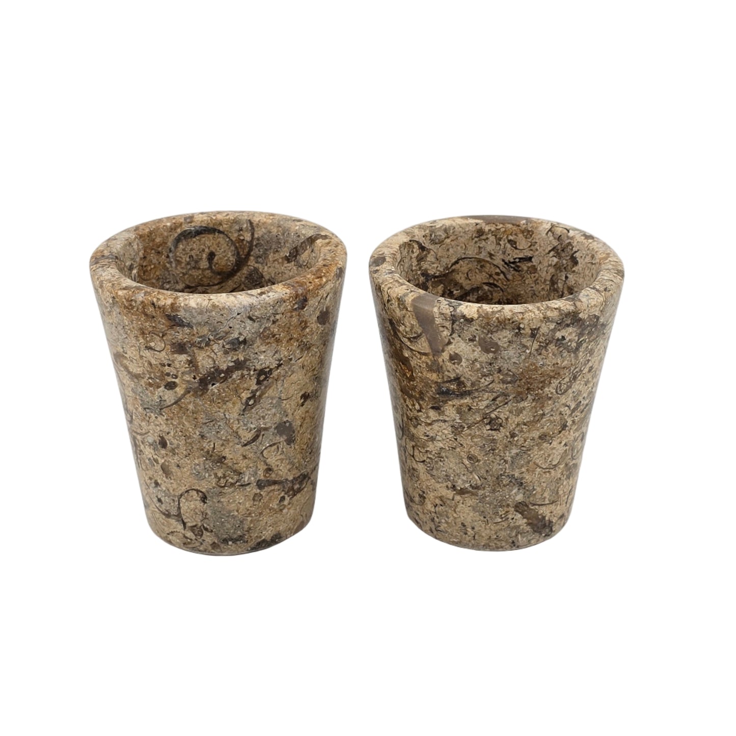 Natural Stone Shot Glasses - Set of 2