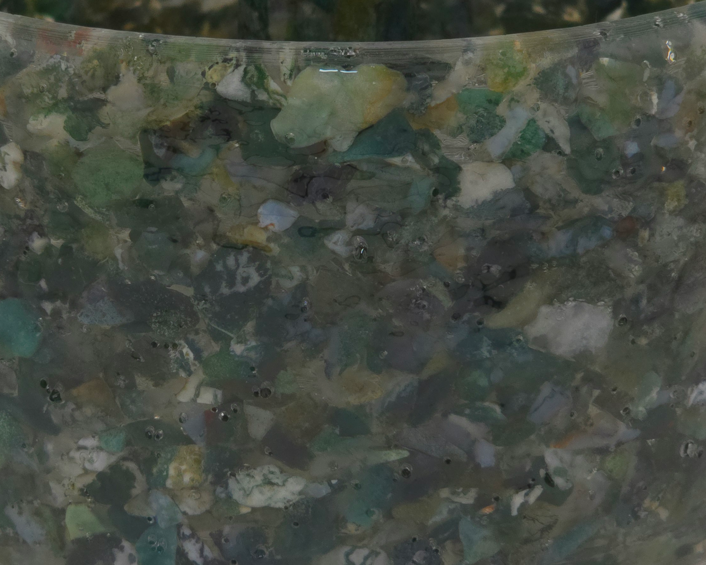 Large Paper Towel Holder - Moss Agate