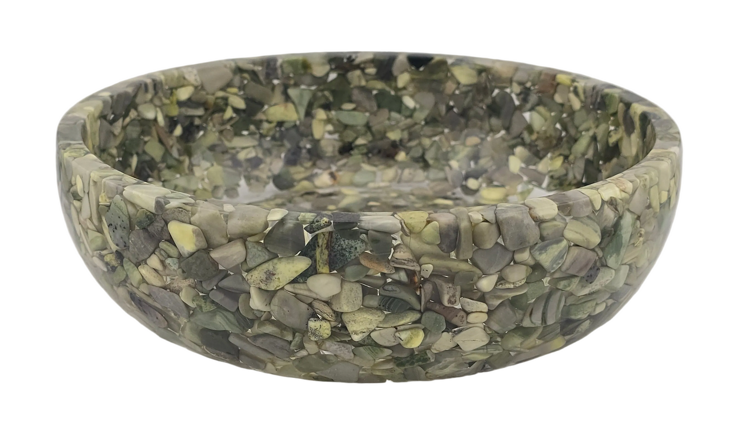 8" Decorative Bowl - Serpentine