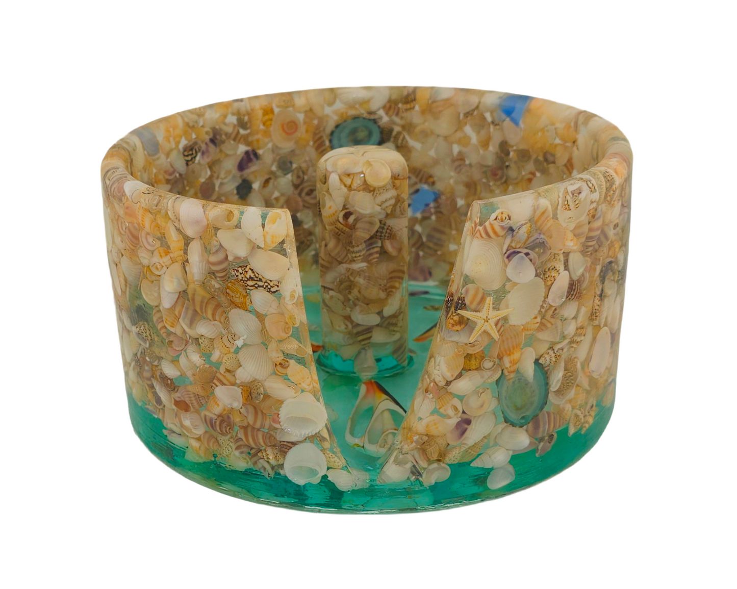Large Paper Towel Holder - Seashell