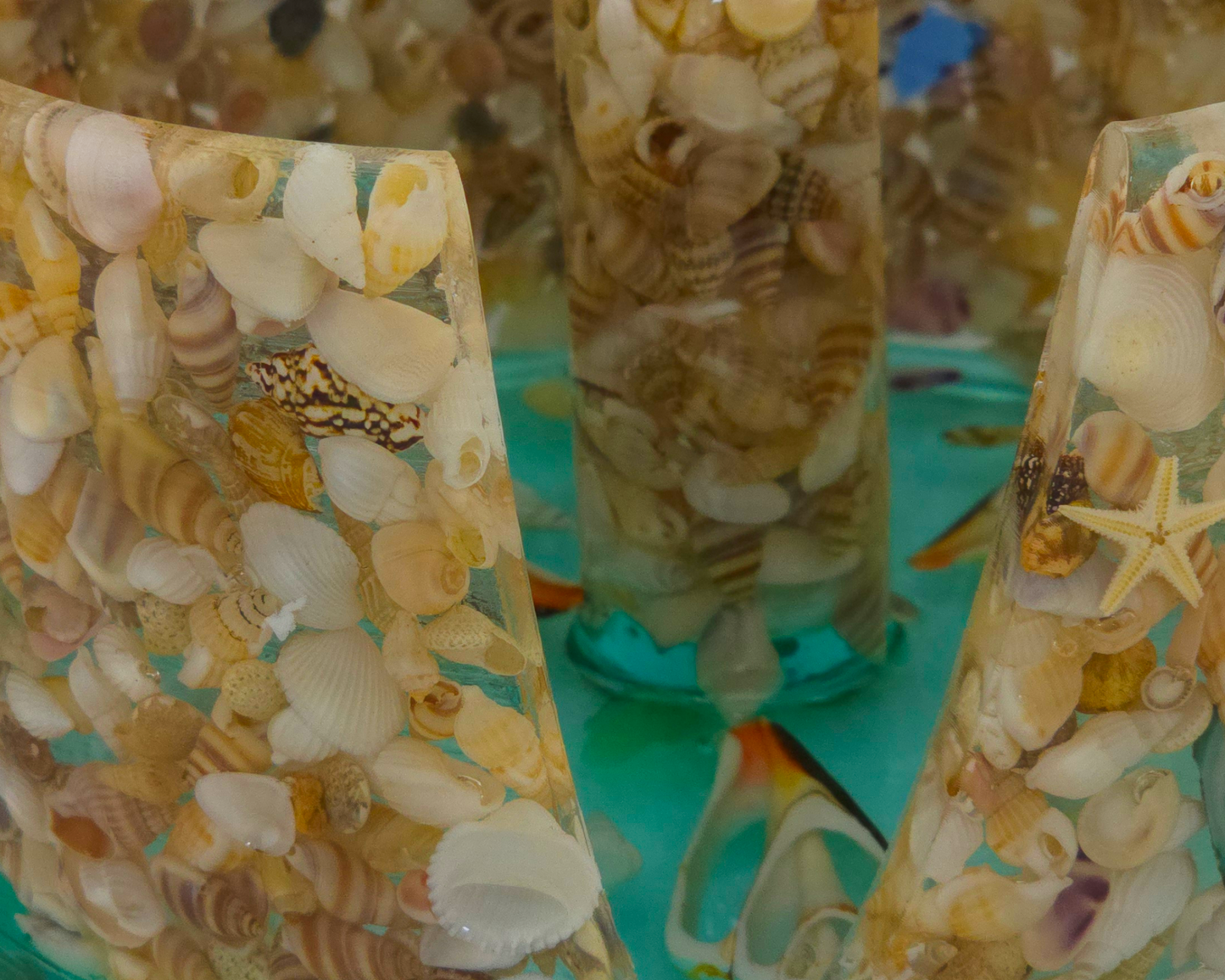 Large Paper Towel Holder - Seashell