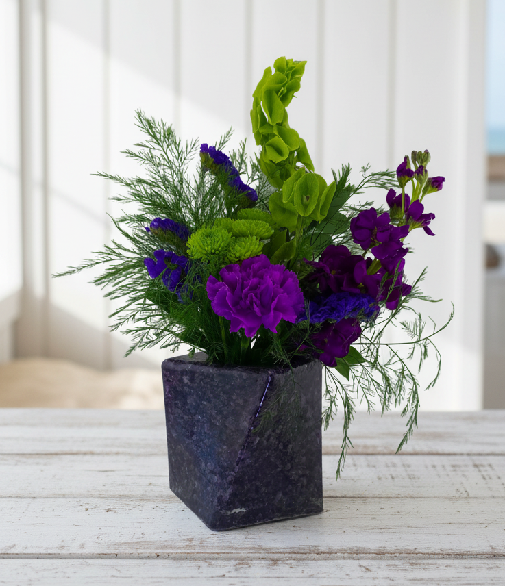 Twisted 5 Inch Vase - Amethyst