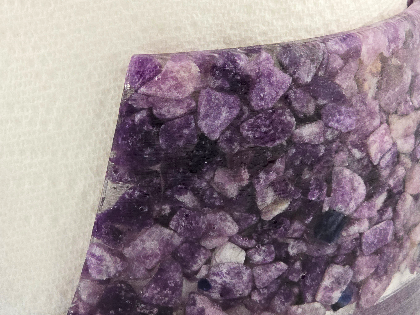 Large Paper Towel Holder - Lepidolite