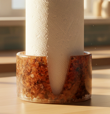 Large Paper Towel Holder - Carnelian