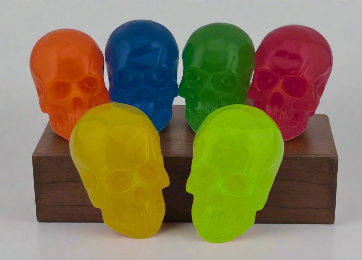 Glow-in-Dark Epoxy Skulls