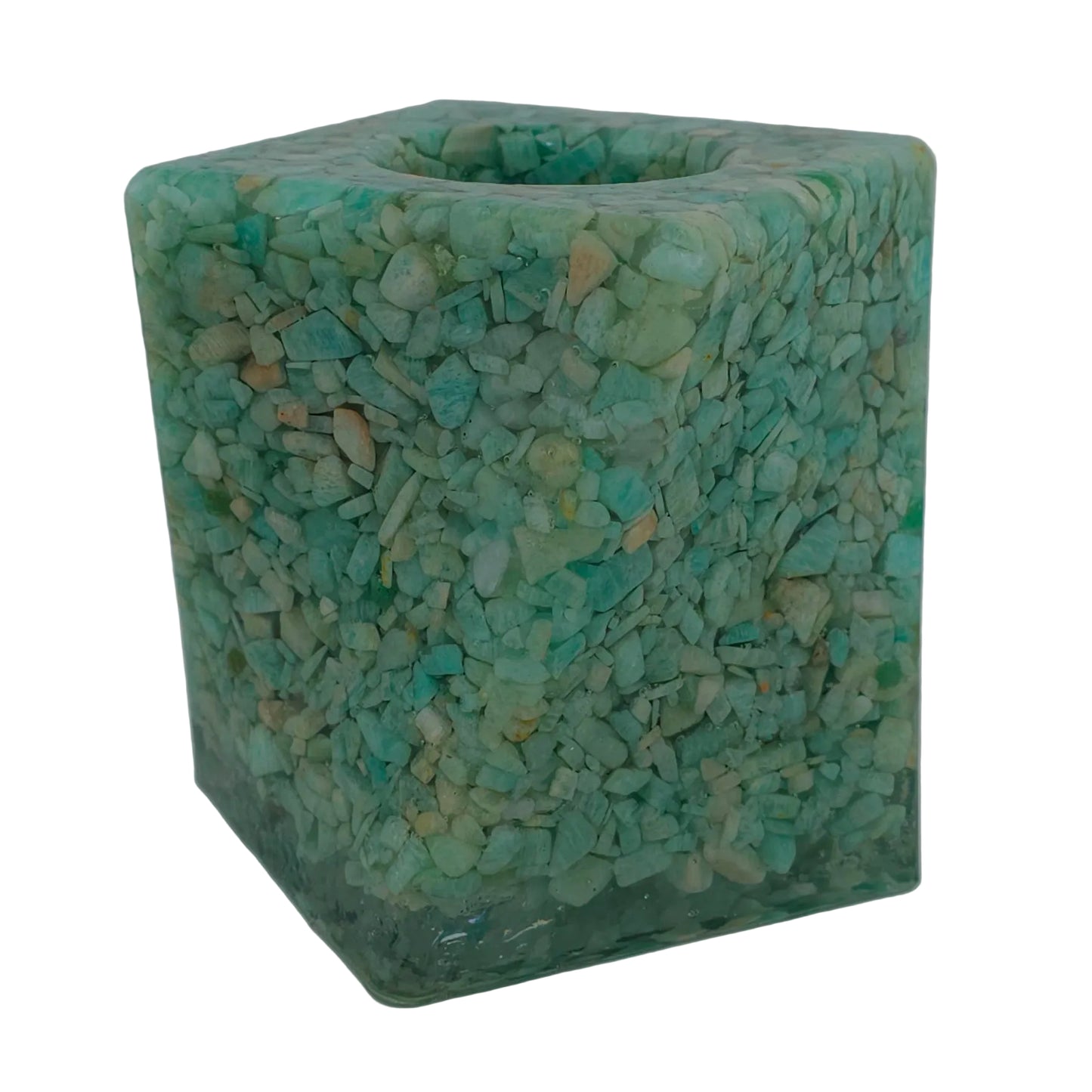 Twisted 5 Inch Vase - Amazonite