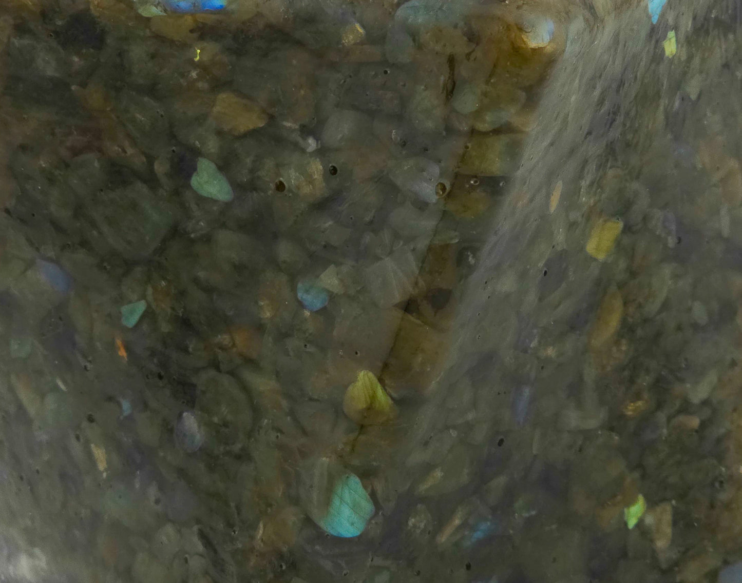 Twisted 5 Inch Vase - Labradorite