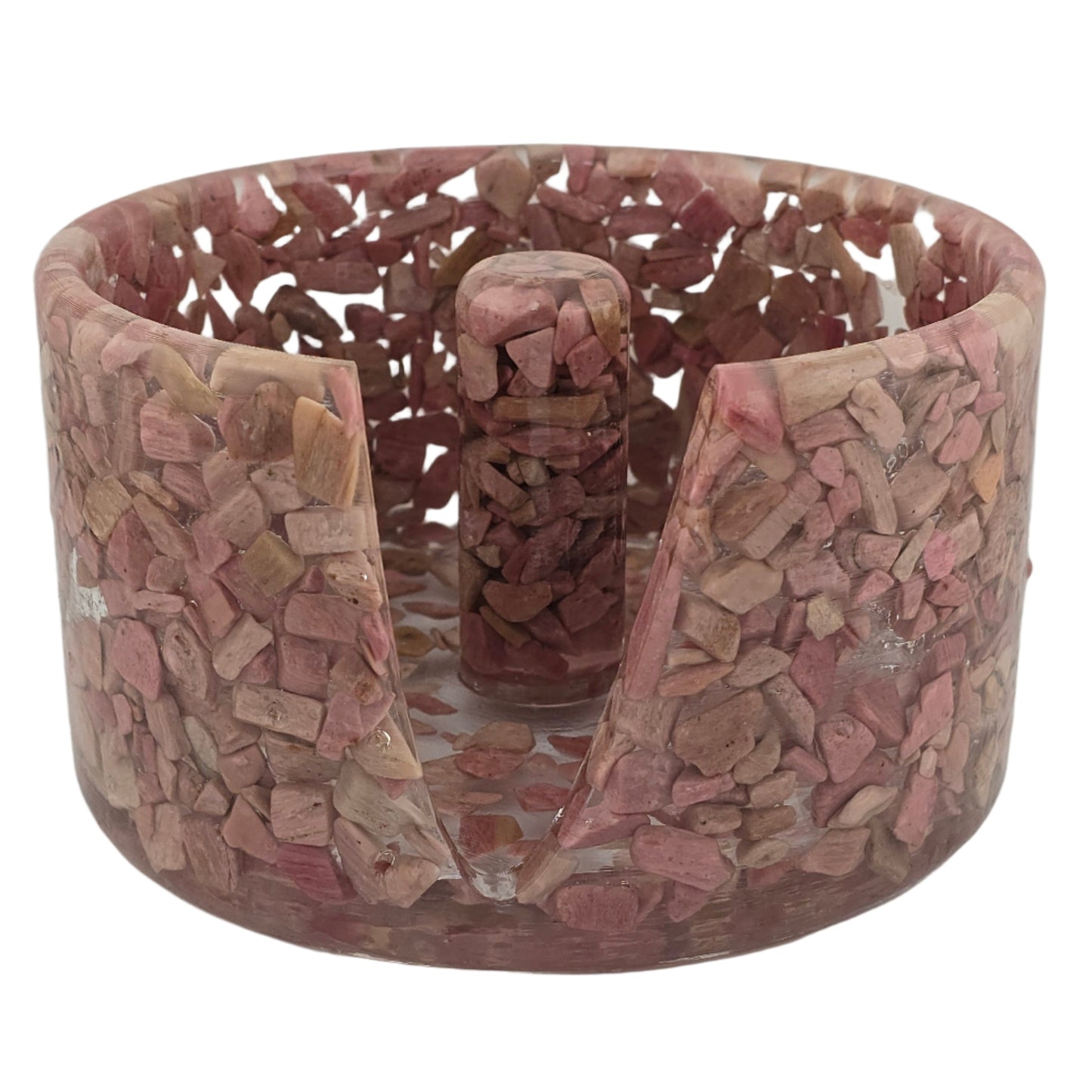 Large Paper Towel Holder Pink Opal