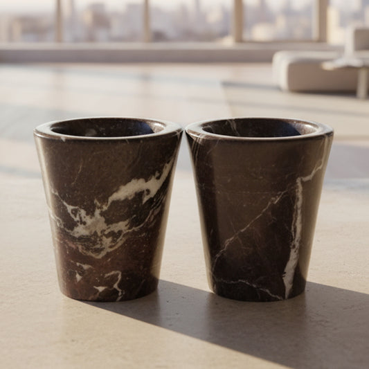 Natural Stone Shot Glasses - Set of 2