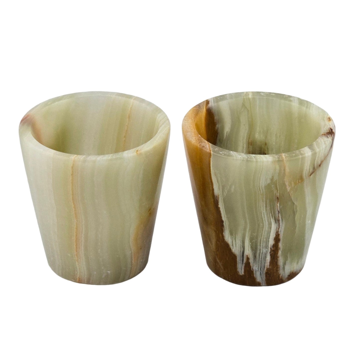 Natural Stone Shot Glasses - Set of 2